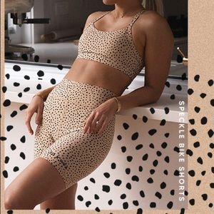 Sarah’s Day x White Fox Active Speckle Shorts | L